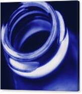 Cobalt Bottle Canvas Print