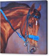 Cobalt Horse Canvas Print