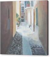 Cobblestone Alley Canvas Print