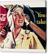 Coca-cola Ad, 1941 Canvas Print
