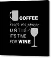Coffee And Wine Canvas Print