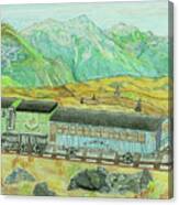 Cog Rail Mt Washington Canvas Print