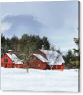 Cold Winter Days In Vermont Canvas Print