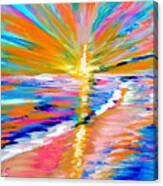 Collection Art For Health And Life. Painting 5. Energy  Of  Life Canvas Print