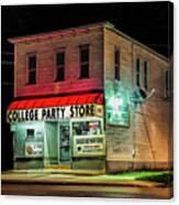 College Party Store Canvas Print