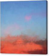 Color Abstraction Xlvii - Sunset Canvas Print