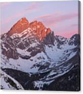 Colorado 14ers Crestone Needle And Crestone Peak Canvas Print