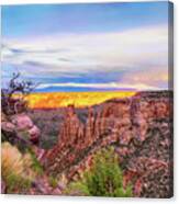 Colorado National Monument Timed Stack Canvas Print