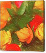 Colored Pencil Roses Canvas Print