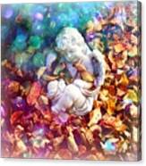 Colorful Cherub Canvas Print