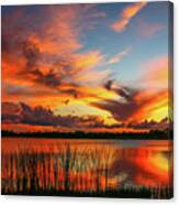 Colorful Fort Pierce Sunset Canvas Print