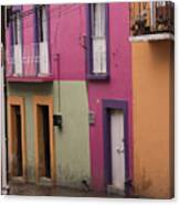 Colorful Mexican Homes Canvas Print