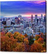 Colorful Montreal Canvas Print
