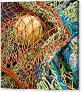 Colorful Nets And Float Canvas Print