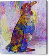 Colorful Penguin Canvas Print