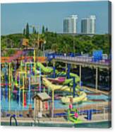 Colorful Water Park Canvas Print