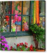 Colorful Window Canvas Print