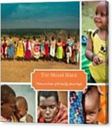 Colors And Smiles Of The Masai Canvas Print