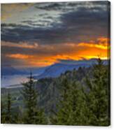 Columbia River Gorge Sunrise Canvas Print
