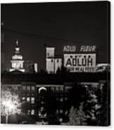 Adluh Flour B-w Canvas Print