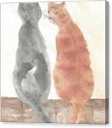 Companion Cats Canvas Print