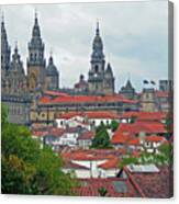 Compostela Roofs Canvas Print