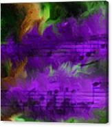 Con Viola Fuoco Canvas Print