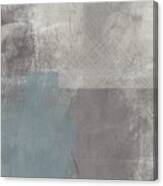 Concrete 3- Contemporary Abstract Art By Linda Woods Canvas Print