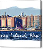 Coney Island Ny Canvas Print