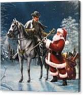 Confederate Christmas Canvas Print