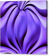 Contemplation In Purple Canvas Print