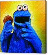 Cookie Monster Canvas Print