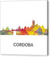 Cordoba Argentina Skyline Canvas Print
