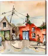 Cork.. Eyeries Shell Gasoline Canvas Print