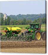 Corn Planting Fremont County Iowa Canvas Print