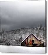 Country Barn In The Smokies Canvas Print