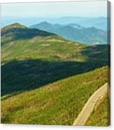Country Road To My Home Whiteface Mountain New York Canvas Print