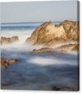 Cove In Monterey Ca Long Exposure Canvas Print