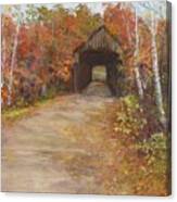Covered Bridge  Southern Nh Canvas Print