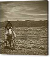 Cowboy Ride Canvas Print