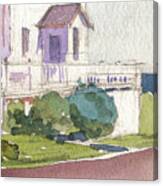 Craignair Inn Detail Section Clark Island Maine Canvas Print