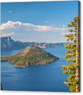 Crater Lake Panorama Canvas Print