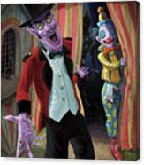 Creepy Circus Canvas Print