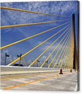 Crossing The Skyway Canvas Print