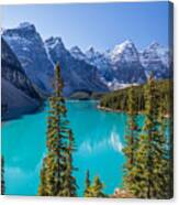 Crown Jewel Of The Canadian Rockies Canvas Print