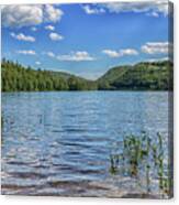 Crystal Lake In Eaton New Hampshire Canvas Print