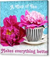 Cup Of Beauty Canvas Print