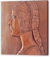 Da Vinci Girl Canvas Print