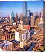 Dallas Skyline Ii Canvas Print
