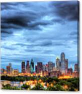 Dallas Skyline Canvas Print